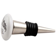Her Ceramic Flat Wine Stopper