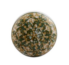 Green Floral Flat Ceramic Wine Stopper