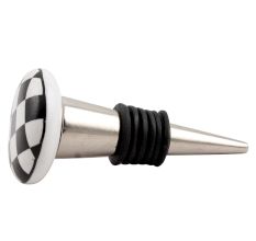 Chess Flat Ceramic Wine Stopper