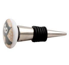 Owl Ceramic Wine Stopper