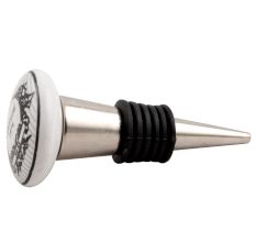 Vintege 1874 Flat Ceramic Wine Stopper