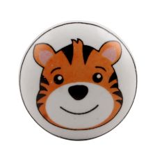Tiger Flat Ceramic Wine Stopper