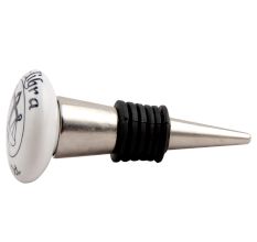 Libra Flat Ceramic Wine Stopper