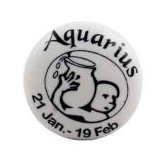 Aquarius Flat Ceramic Wine Stopper
