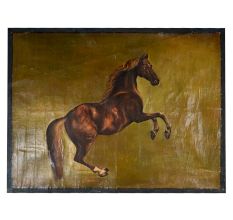 Old hand made painting of Indian Marwari horse 34.5 X 47
