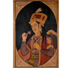 Portrait painting of Mumtaz mahal during Moghul dynasty  35 X 23.5