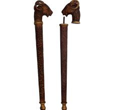 Table legs - Big Horn Sheep Table Legs in Copper.