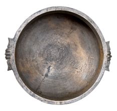 22 Inches South Indian Solid Bronze Indian Urli.