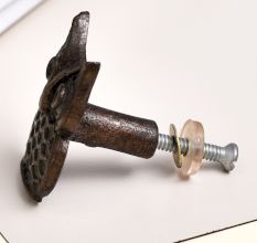 Owl Metal Dresser Knobs