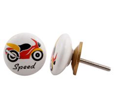 Racer Bike Cabinet Flat Knob