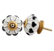 Black Leaf Melon Knob