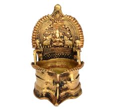 Bronze Depiction of Goddess Lakshmi