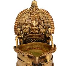 Bronze Depiction of Goddess Lakshmi