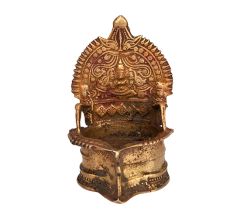 Bronze Votive Ethnic Oil Lamp