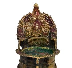 Solid Brass Lakshmi Villakku