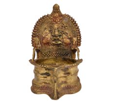 Gaja Lakshmi Bronze Oil Lamp
