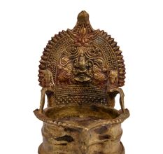 Gaja Lakshmi Bronze Oil Lamp
