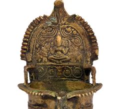 Bronze Oil Lamp of Goddess Laxmi