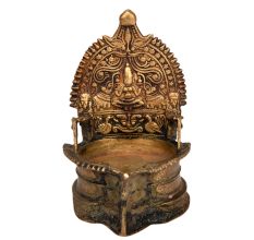 Bronze Gajalakshmi Pooja Diya
