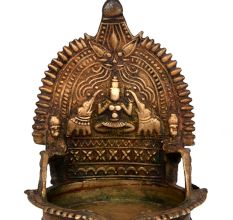 Rare Laxmi Figure Oil Lamp