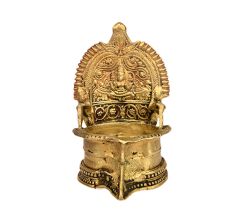 Gajalakshmi Bronze Oil Lamp