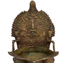 Brass Temple Deepak Lamp