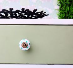 Sea Green Star Drawer Knob