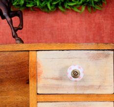 Pink Star Drawer Knob