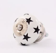 Black Star Ceramic Knob
