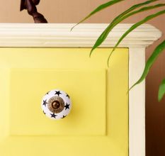 Black Star Ceramic Knob