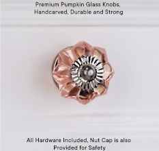 Peach Pink Melon Knob, Big