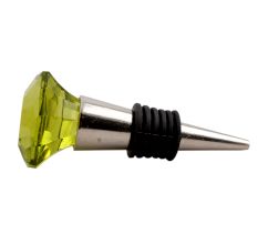 Olive Small Glass Wine Stopper