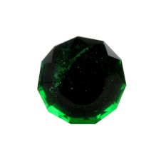 Green Diamond Glass Wine Stopper