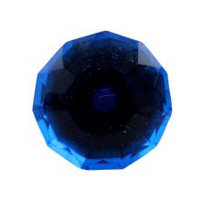 Cobalt Blue Diamond Wine Stopper