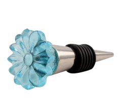 Water Sunflower Glass Wine Stopper