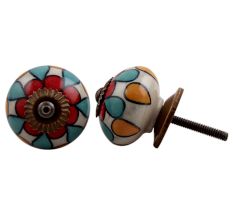 Red Various Colors Knob