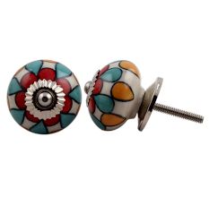 Red Various Colors Knob