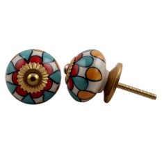 Red Various Colors Knob