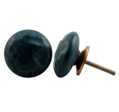 Forest Green Flat Cabinet Knob
