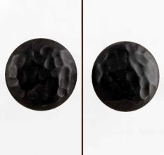 Black Solid Flat Drawer Knob