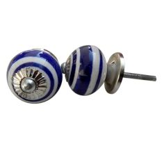 Royal Blue Rings Knob