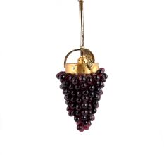 Vintage Purple Grape Lamp Hanging