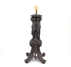 Three Solemn Children Table Lamp
