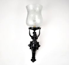 French Art Nouveau Lady Lamp