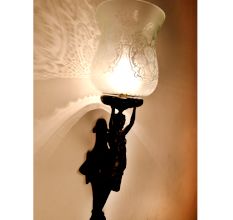 French Art Nouveau Lady Lamp