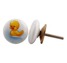 Cute Baby Duck Flat Cabinet Knob