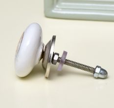 Squirrel Flat Ceramic Dresser Knob