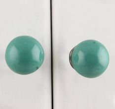 Sea Green Small Ceramic Drawer Knob