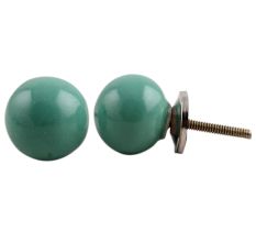 Sea Green Small Ceramic Drawer Knob