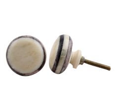 Champagne Bone Flat Cabinet Knob